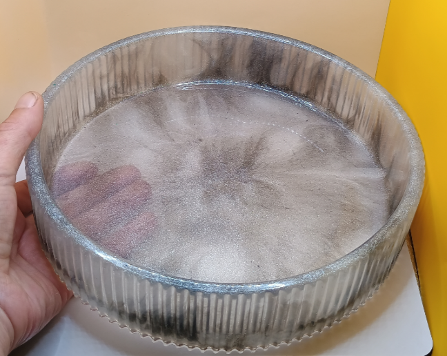 Futter Schale XL – Unikat – Rund geriffelt
