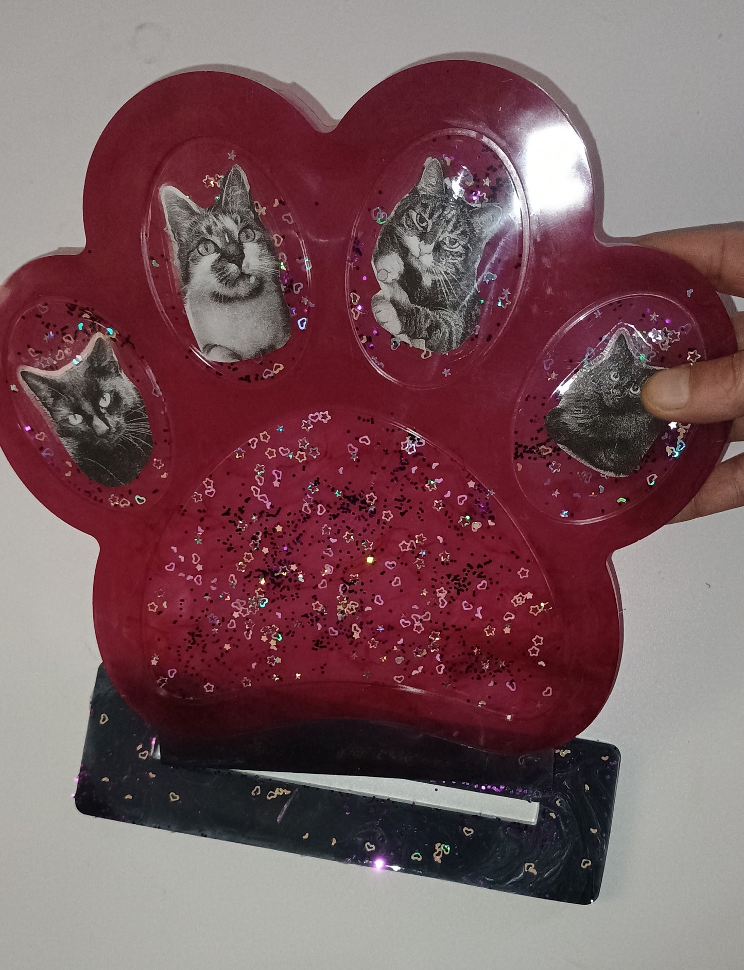 Tier Pfote Fotorahmen Unikat