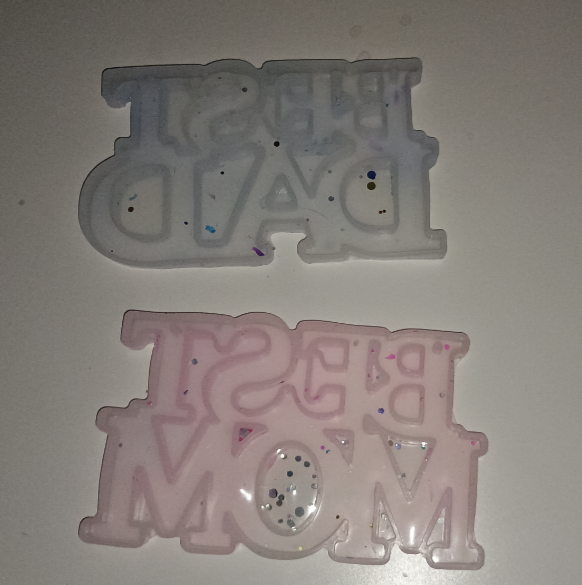 Silikon Form Set Best Mom/Dad