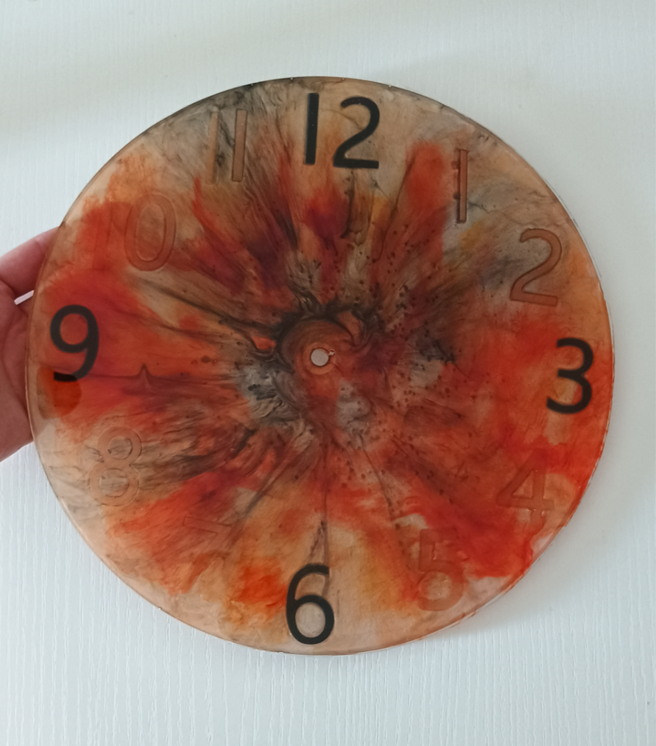 Wanduhr – Unikat – Rund