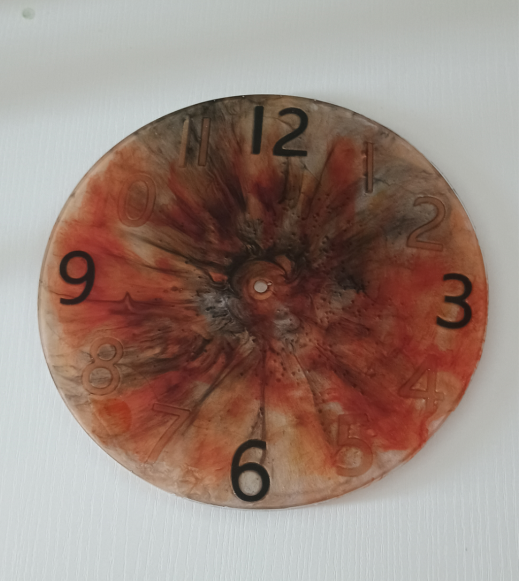 Wanduhr – Unikat – Rund