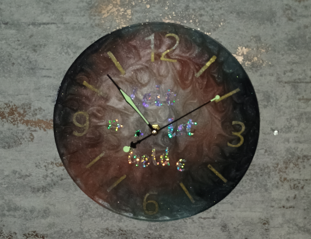 Wanduhr – Unikat – Rund