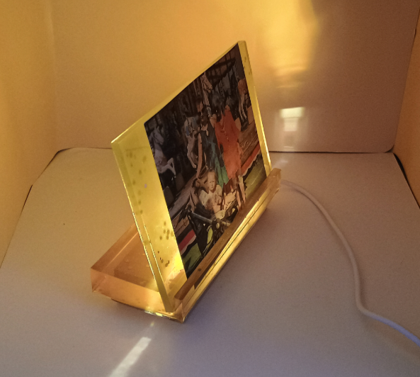 LED Fotorahmen Rechteck – Unikat