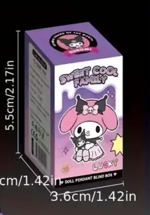 Mini Blind Box im Sanrio Kuromi Style