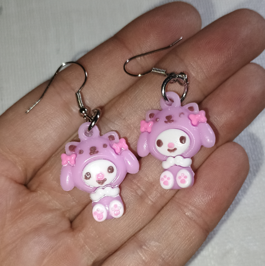 Handmade Ohrringe - Kaninchen Labubu Monster - Hello Kitty - Stitch