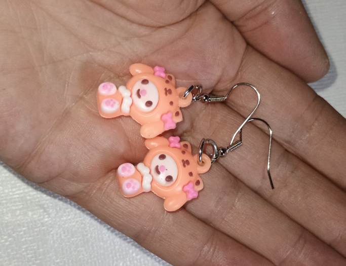 Handmade Ohrringe - Kaninchen Labubu Monster - Hello Kitty - Stitch