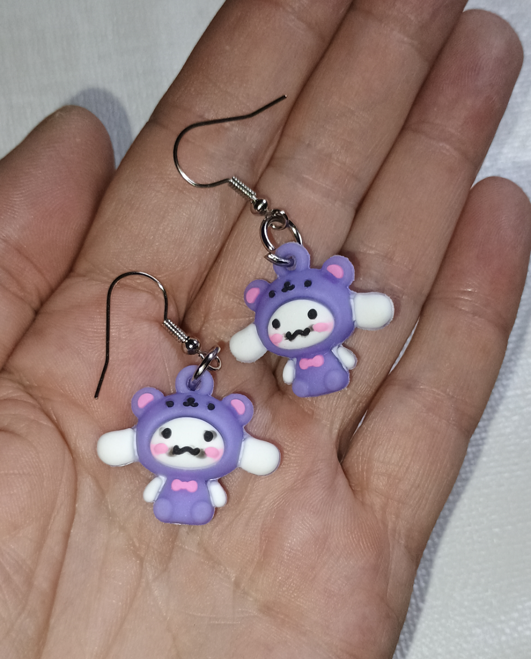 Handmade Ohrringe - Kaninchen Labubu Monster - Hello Kitty - Stitch