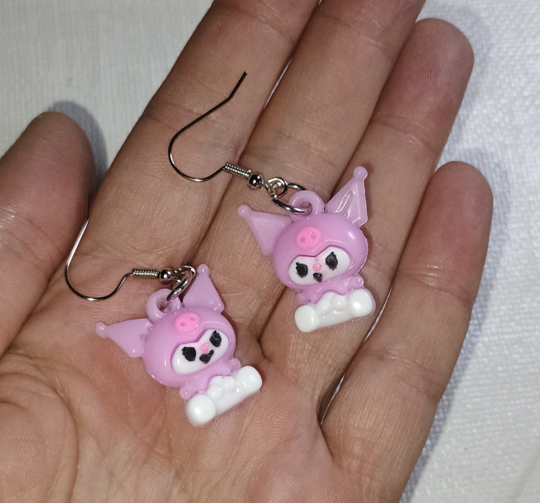 Handmade Ohrringe - Kaninchen Labubu Monster - Hello Kitty - Stitch