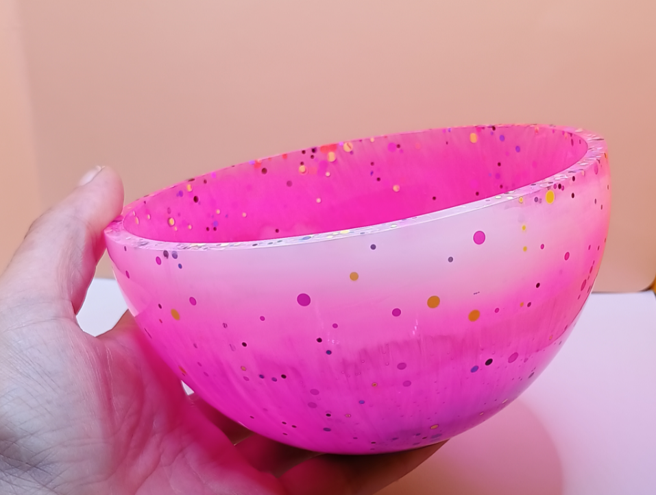 Runde glatte Futter Schüssel – Unikat