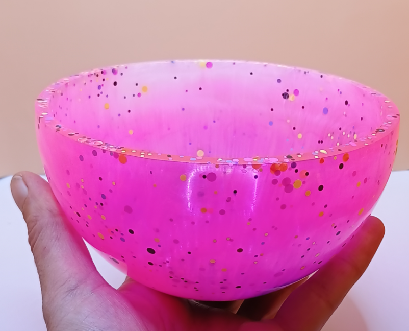 Runde glatte Futter Schüssel – Unikat