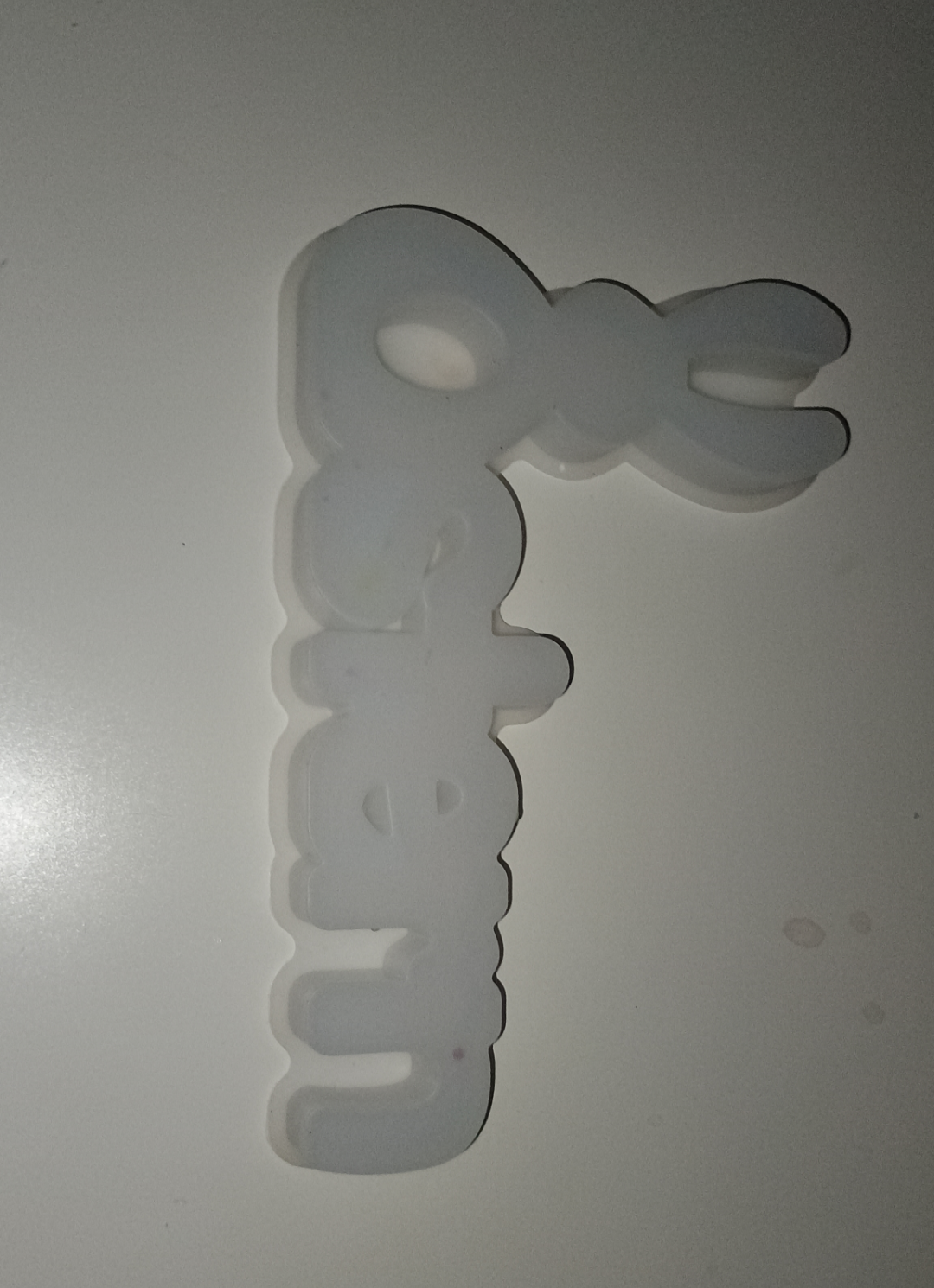 Silikon Form Ostern Schrift