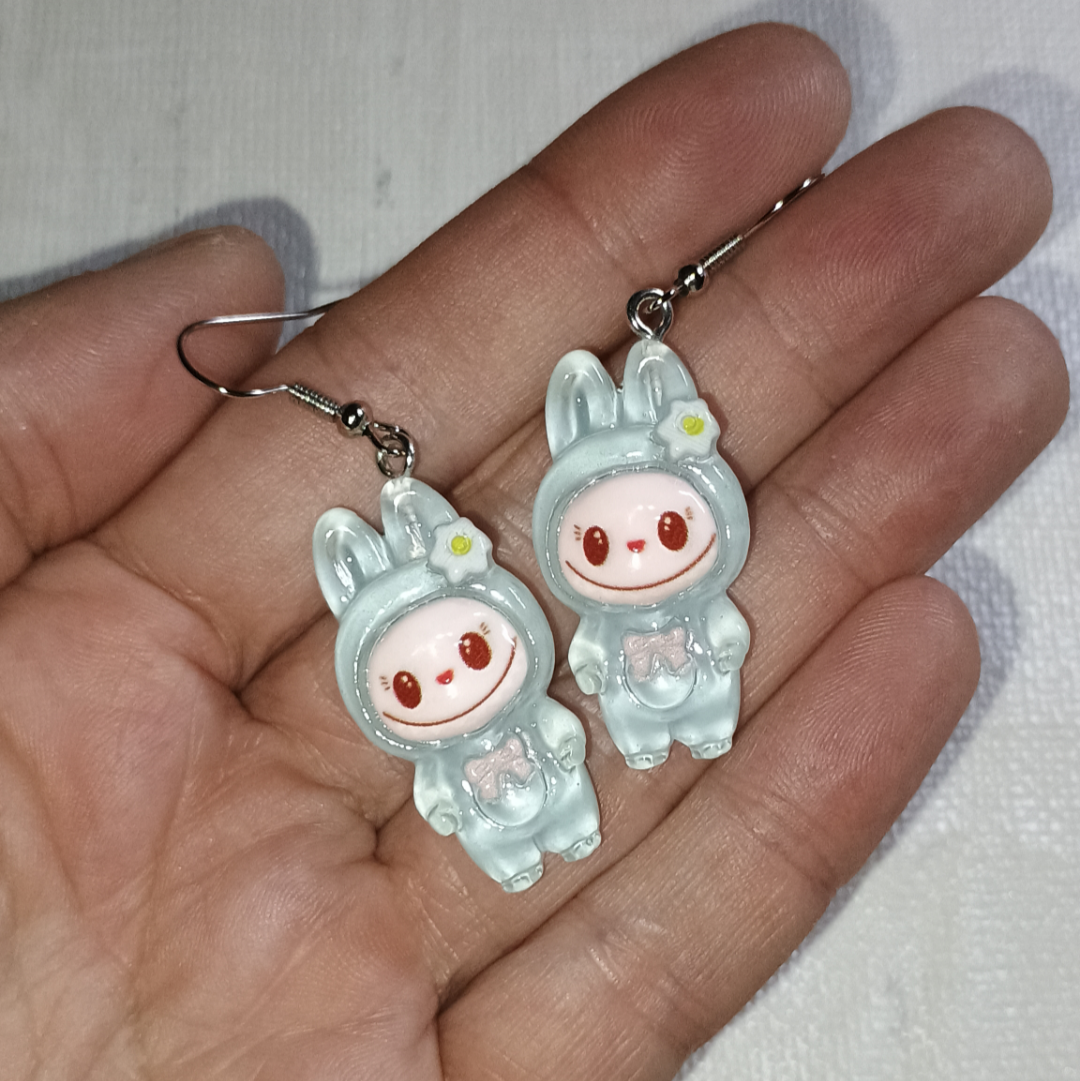 Handmade Ohrringe - Kaninchen Labubu Monster - Hello Kitty - Stitch