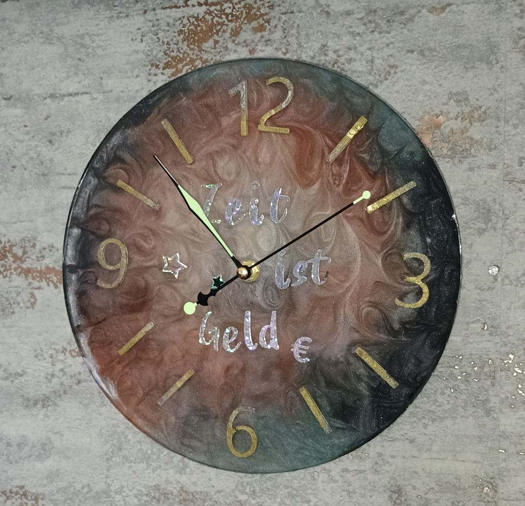 Wanduhr – Unikat – Rund