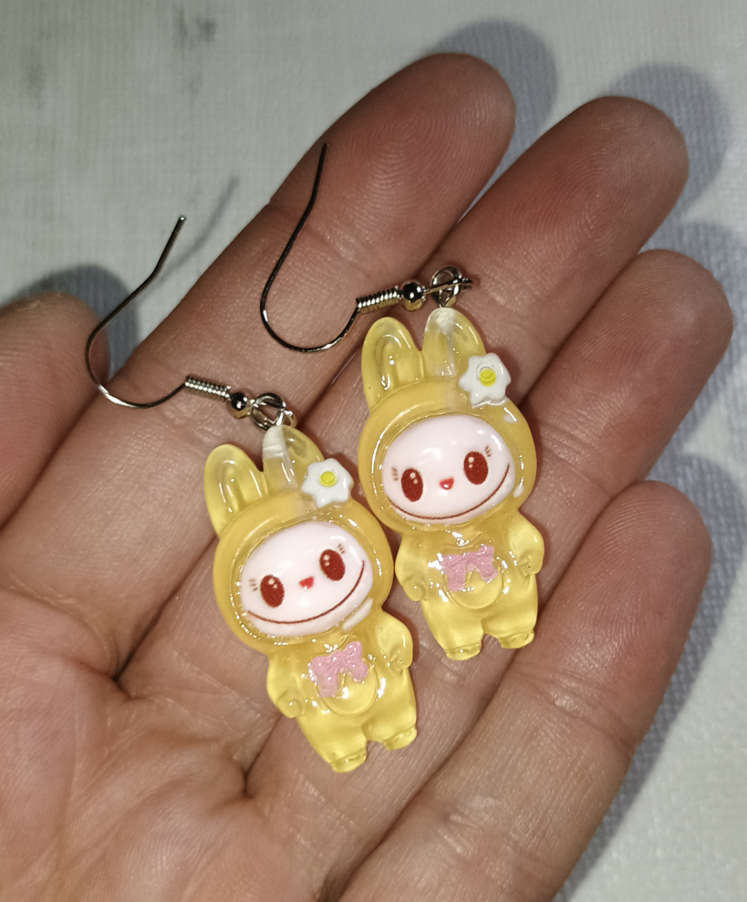 Handmade Ohrringe - Kaninchen Labubu Monster - Hello Kitty - Stitch
