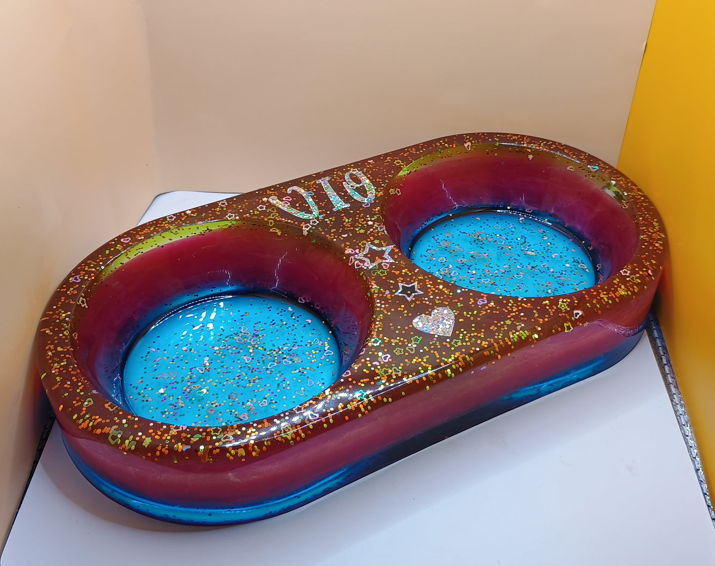 Futterschale Doppel Unikat