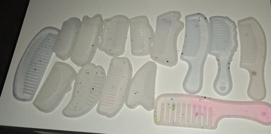 Silikon Form Haar Kämme - Set