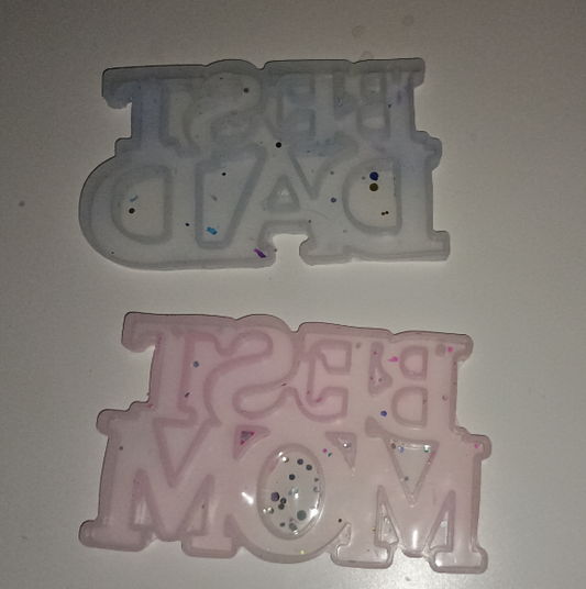 Silikon Form Set Best Mom/Dad