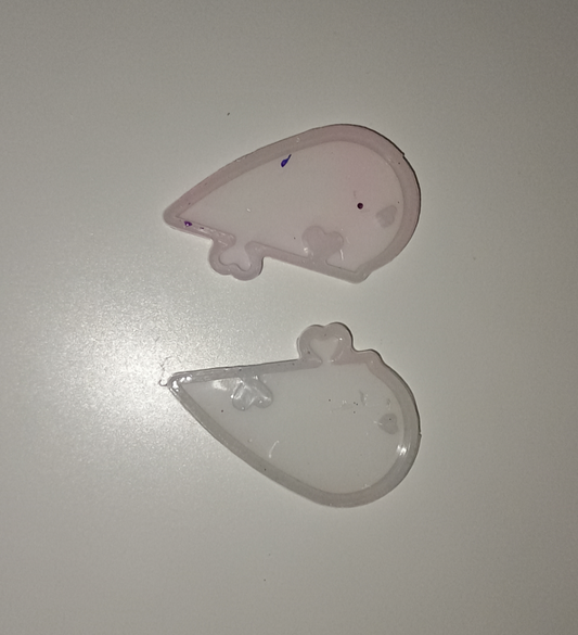 Silikon Form Herz Ketten Set