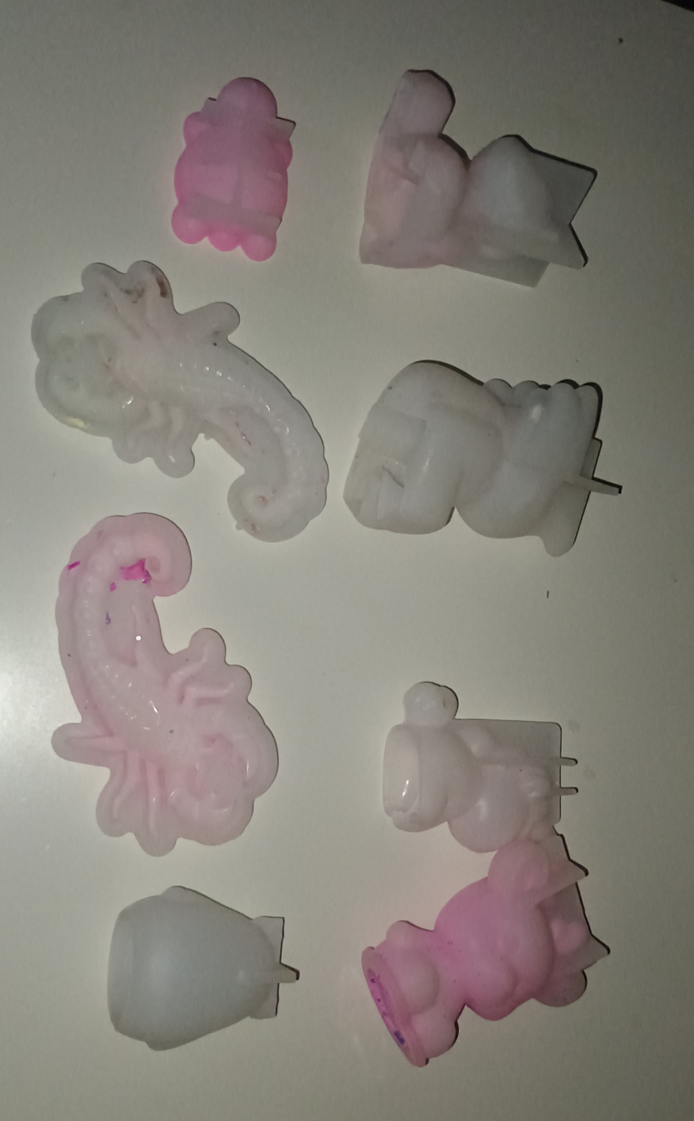 Silikon Formen Set 8 Figuren