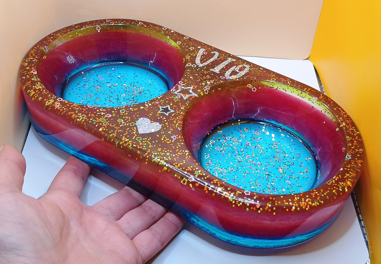 Futterschale Doppel Unikat