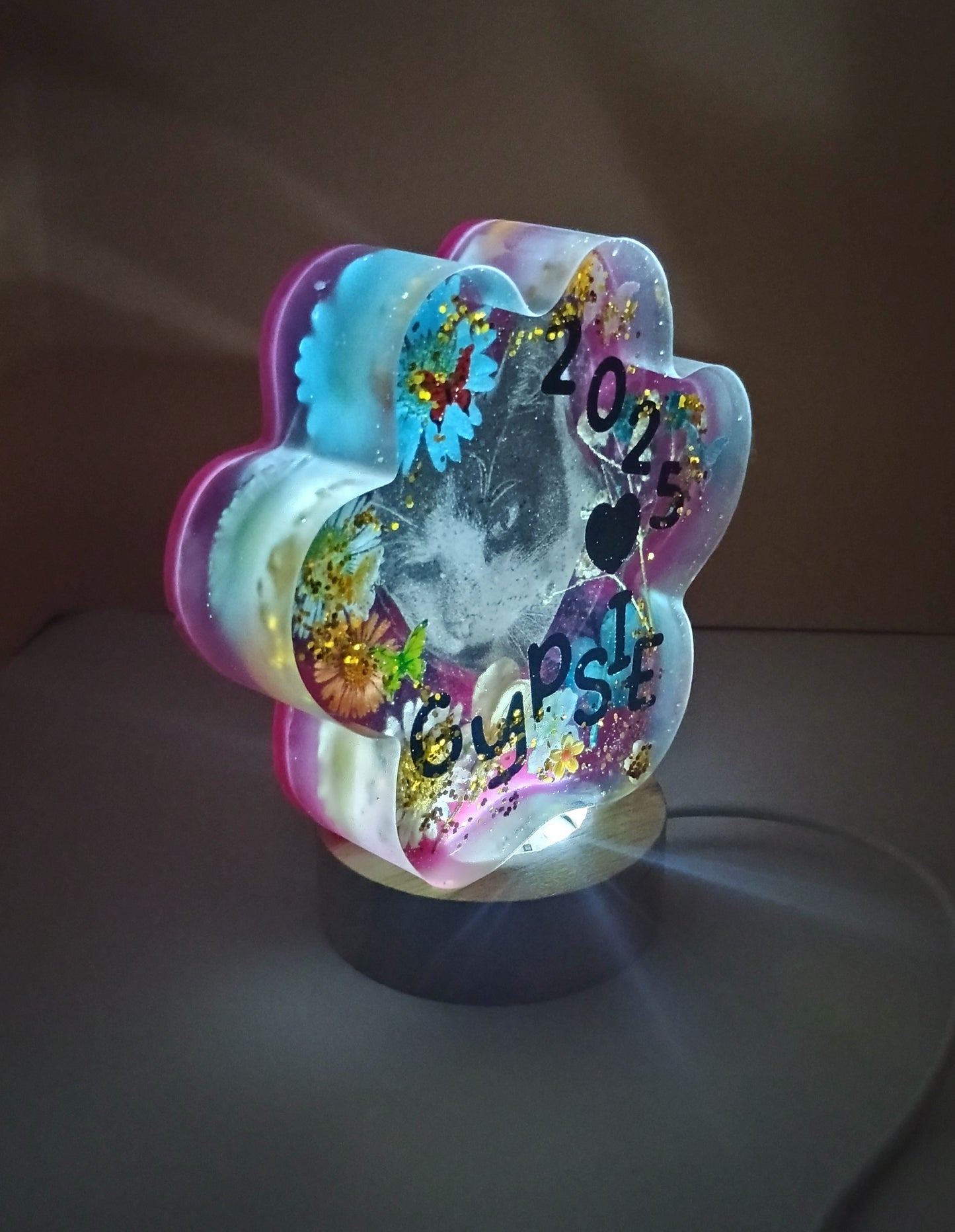 Tier Pfote LED Lampe