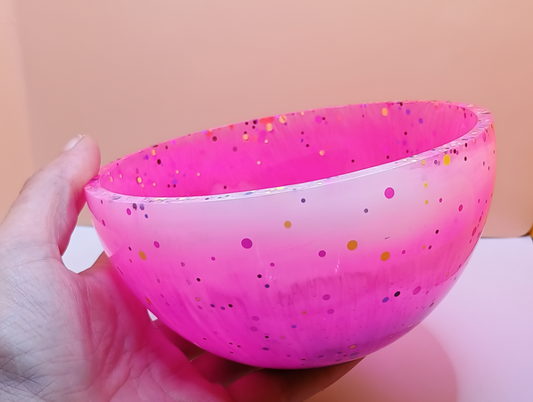 Runde glatte Futter Schüssel – Unikat