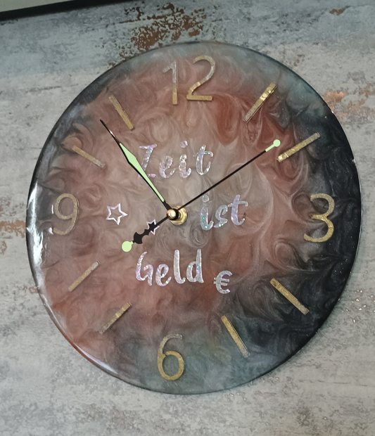 Wanduhr – Unikat – Rund