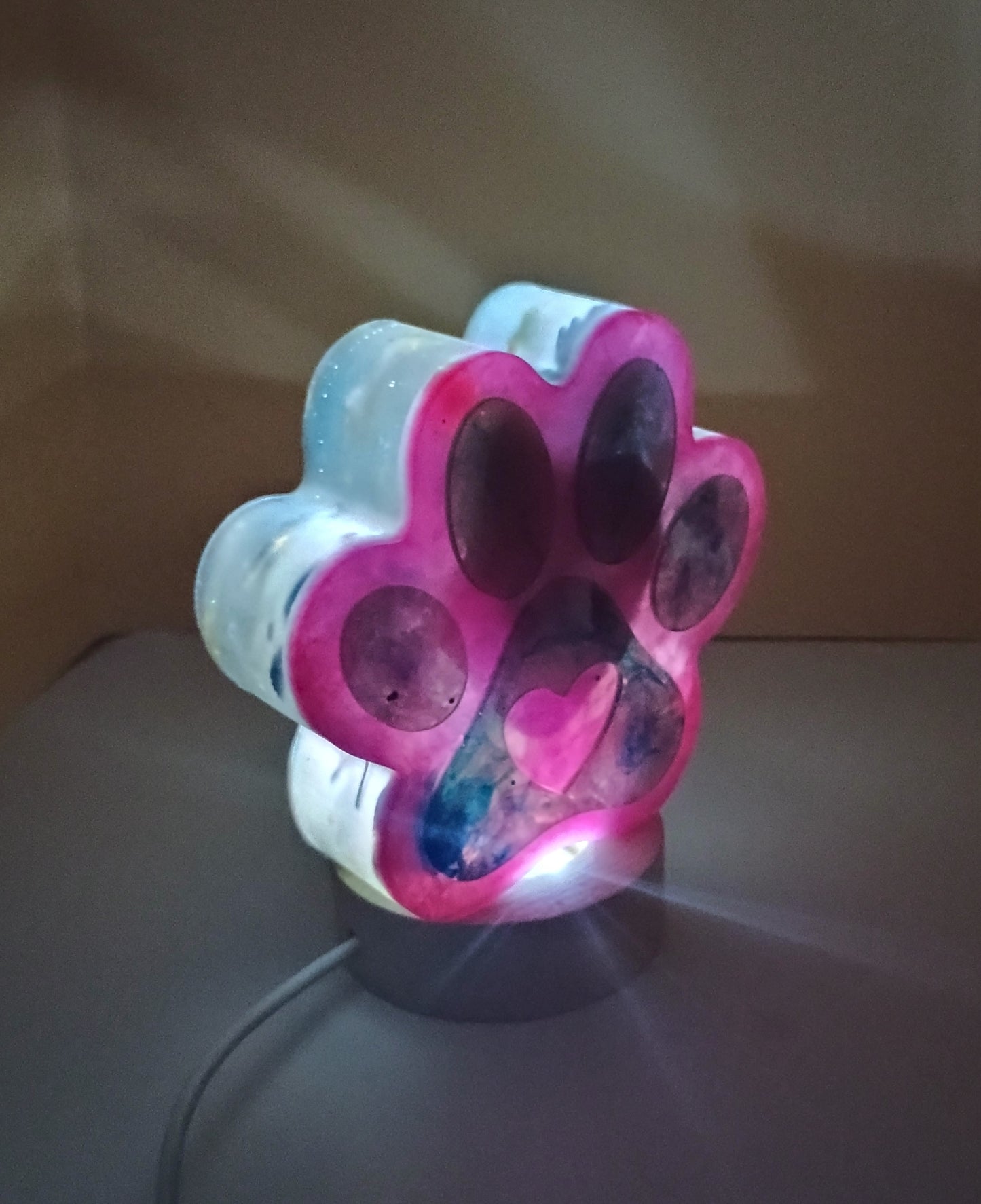 Tier Pfote LED Lampe