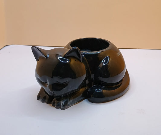 Teelichthalter Katze Unikat
